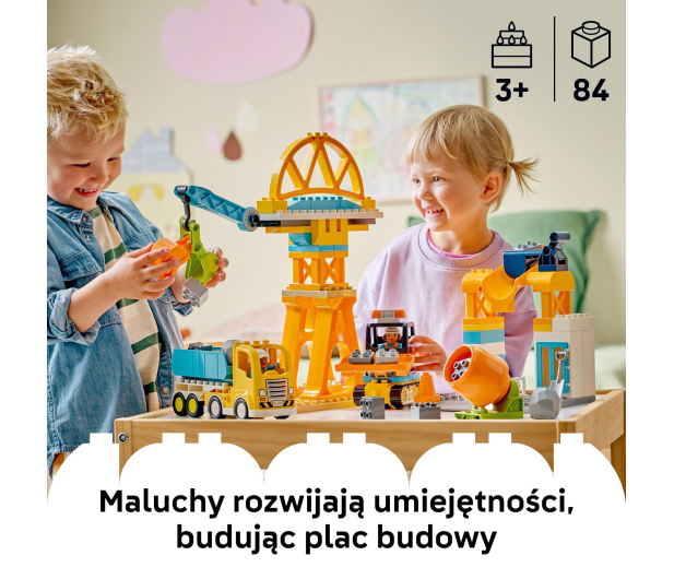 LEGO DUPLO 10476 Plac budowy z pojazdami 3 w 1 - 1473399 - zdjęcie 6